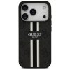 Etui Guess 4G Printed Stripes MagSafe do iPhone 17 Pro czarny